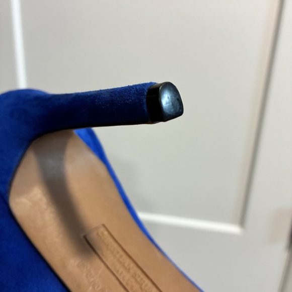 Electric blue Christian Siriano heels - Picture 5 of 9